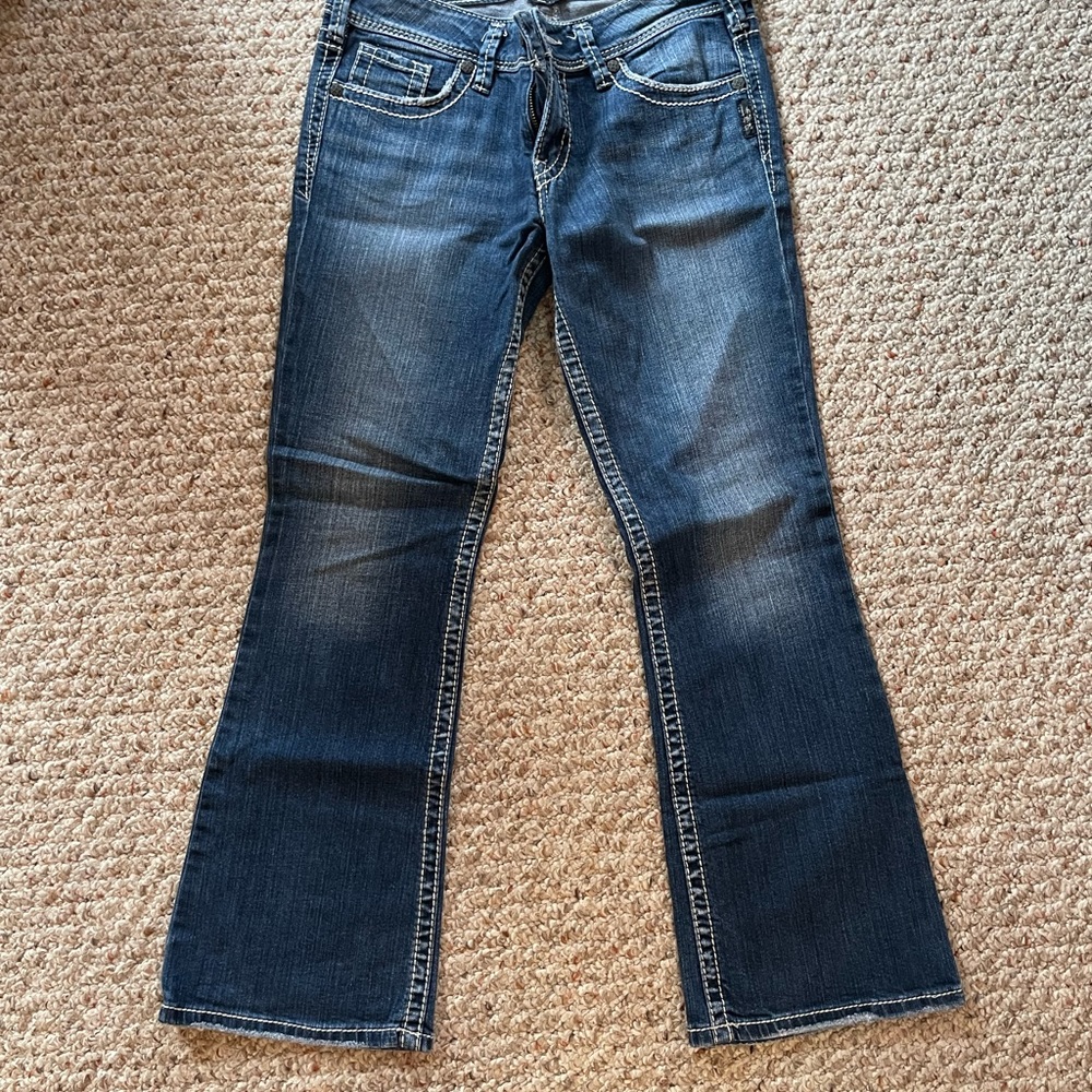 Silver jeans
